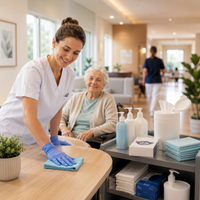 Hygiene- und Verbrauchsmaterial für Pflegeheime und Altenheime | armedion