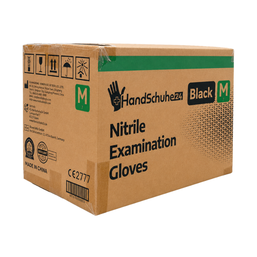 Handschuhe24 Black Premium Nitrilhandschuhe