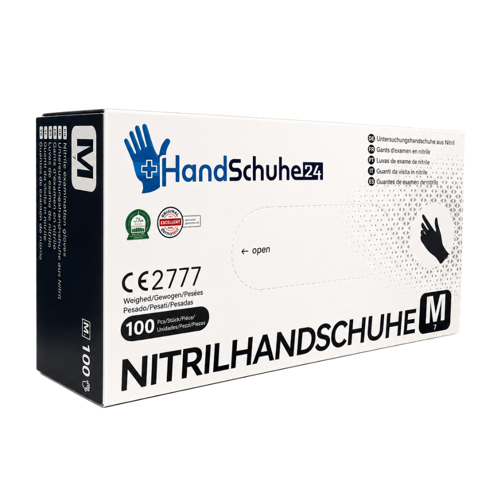 Handschuhe24 Black Premium Nitrilhandschuhe