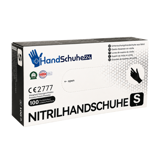 Handschuhe24 Black Premium Nitrilhandschuhe