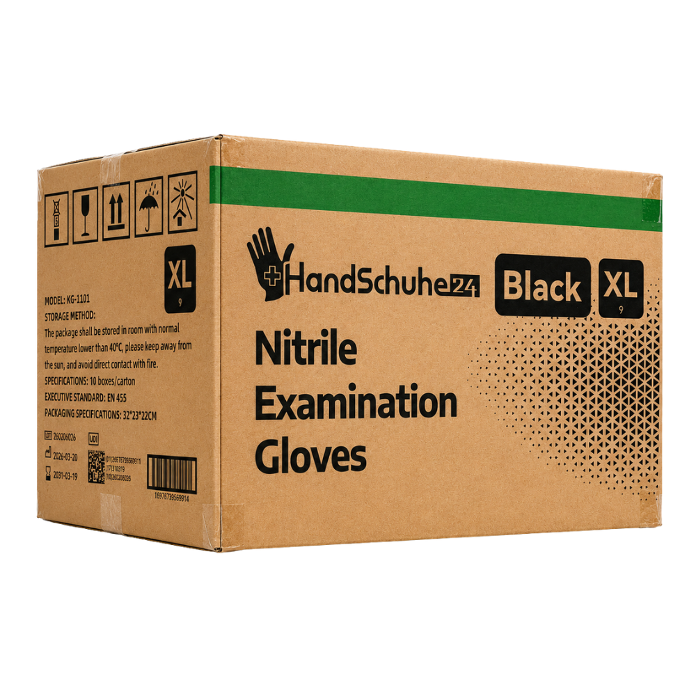 Handschuhe24 Black Premium Nitrilhandschuhe