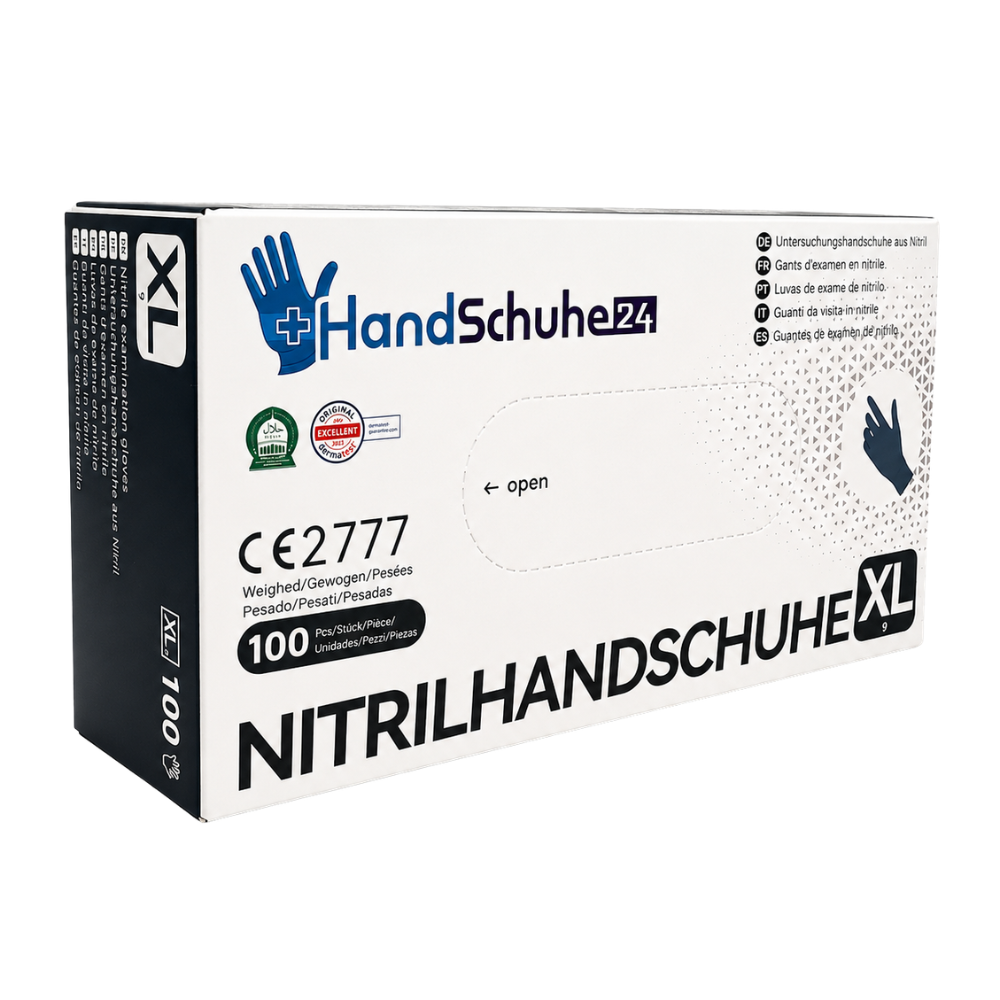 Handschuhe24 Black Premium Nitrilhandschuhe