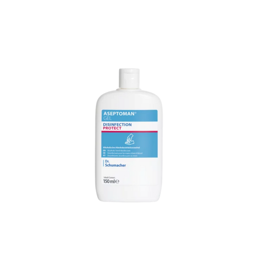ASEPTOMAN GEL alkoholisches Händedesinfektionsgel 150 ml Kittelflasche | armedion