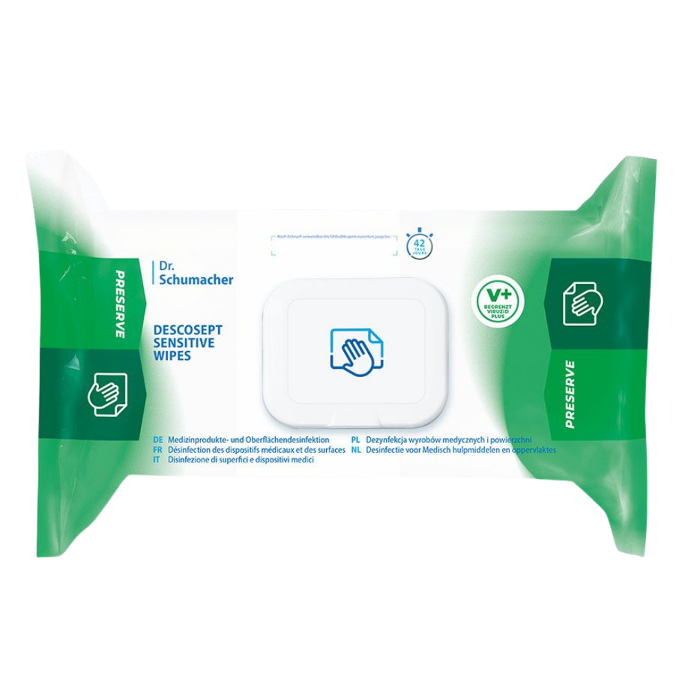 DESCOSEPT SENSITIVE WIPES alkoholische Schnelldesinfektionstücher, 100 Tücher | armedion