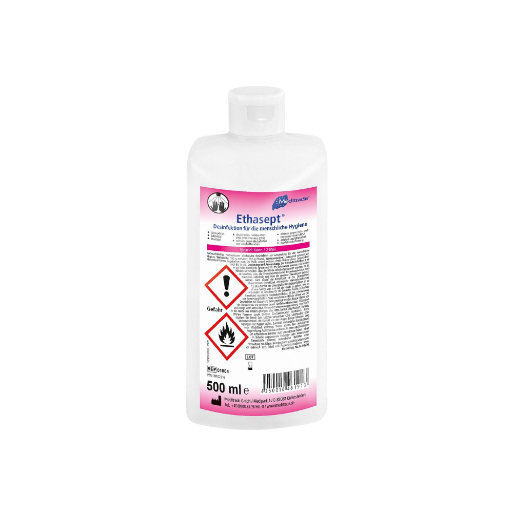 Ethasept alkoholisches Händedesinfektionsmittel 500 ml Spenderflasche | armedion