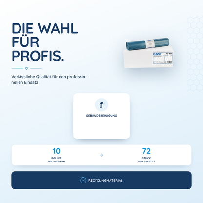 FUNNY LDPE-Regenerat Müllsäcke