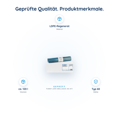 FUNNY LDPE-Regenerat Müllsäcke