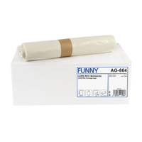 FUNNY LDPE-Regenerat Müllbeutel 90 l, 630 x 850 mm, weiß | armedion
