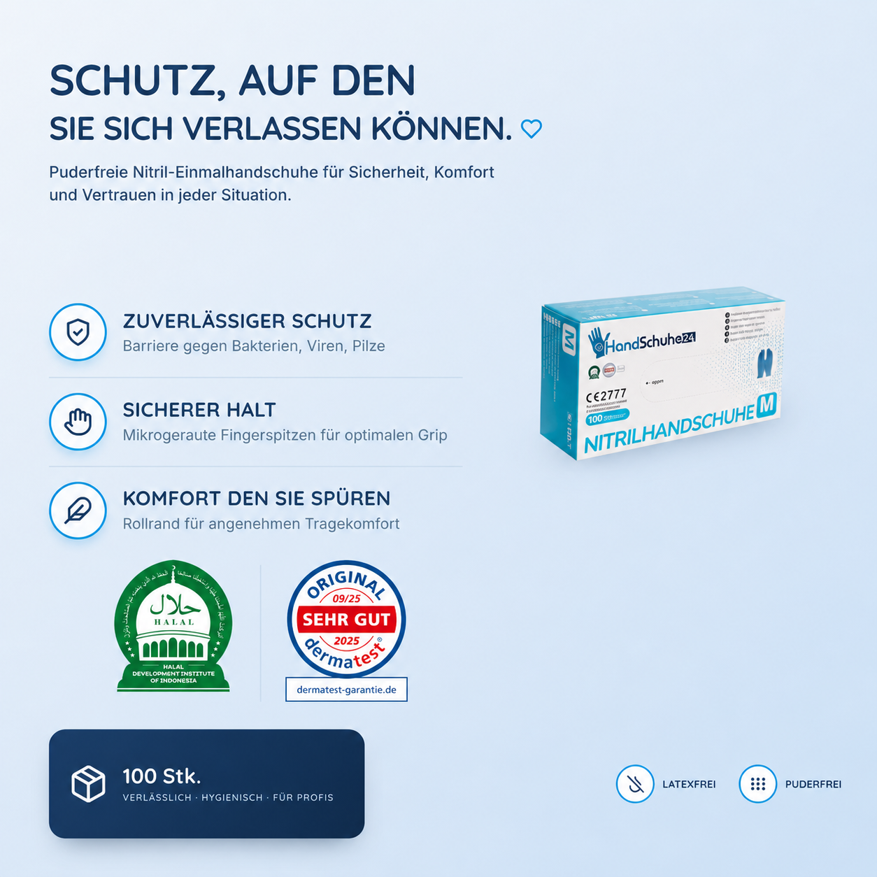 Nitrilhandschuhe kaufen: Handschuhe24 Premium