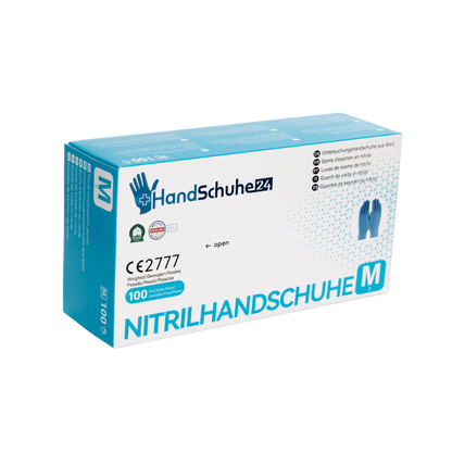 Handschuhe24 Premium Nitrilhandschuhe, 100er-Box, Größe M | armedion