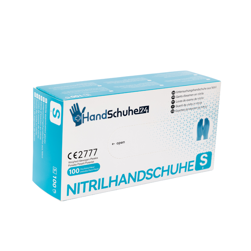 Handschuhe24 Premium Nitrilhandschuhe, 100er-Box, Größe S | armedion