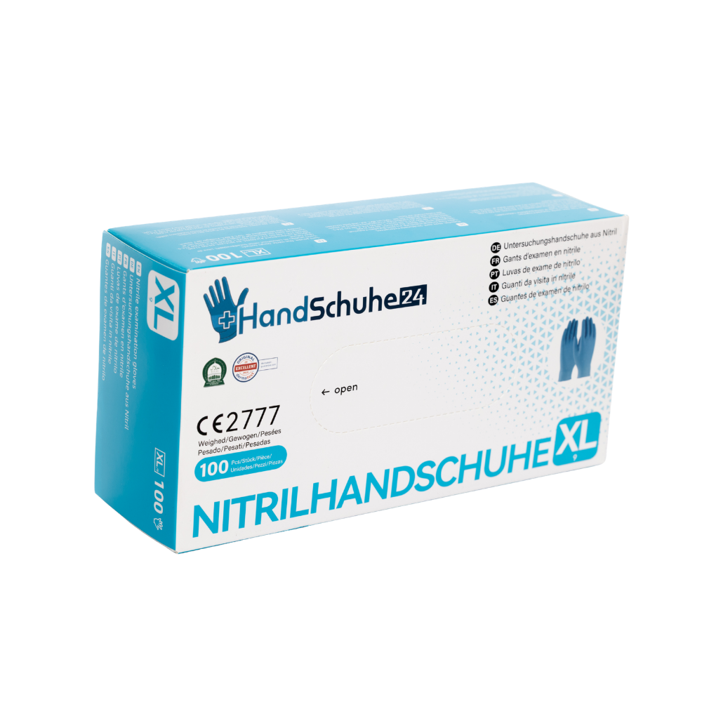 Handschuhe24 Premium Nitrilhandschuhe, 100er-Box, Größe XL | armedion