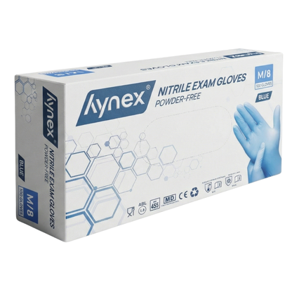hynex Premium Nitrilhandschuhe blau, 100er-Box, Größe M | armedion