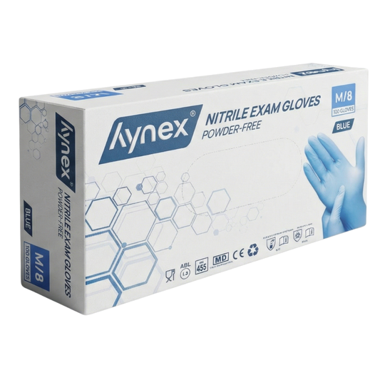 hynex Premium Nitrilhandschuhe blau, 100er-Box, Größe M | armedion