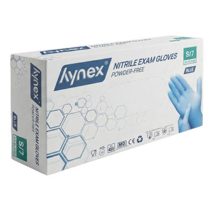 hynex Premium Nitrilhandschuhe blau, 100er-Box, Größe S | armedion