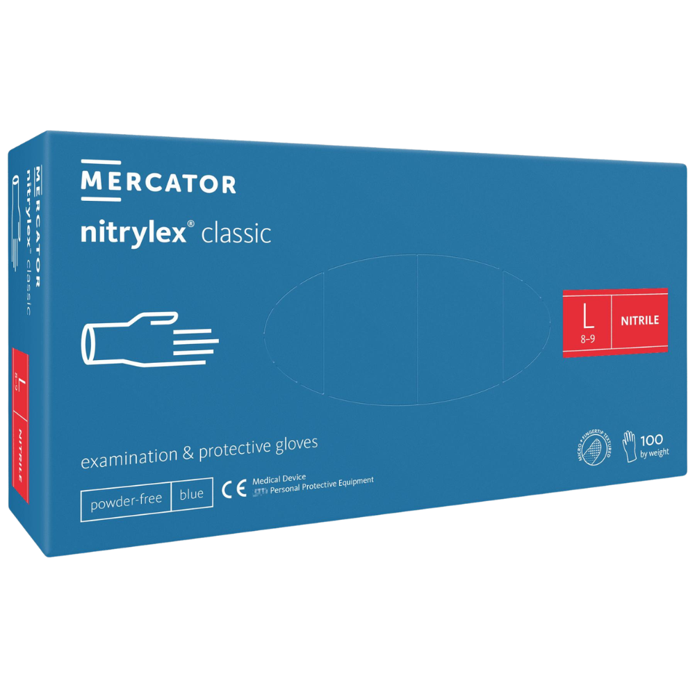 Mercator nitrylex classic blue Nitrilhandschuhe