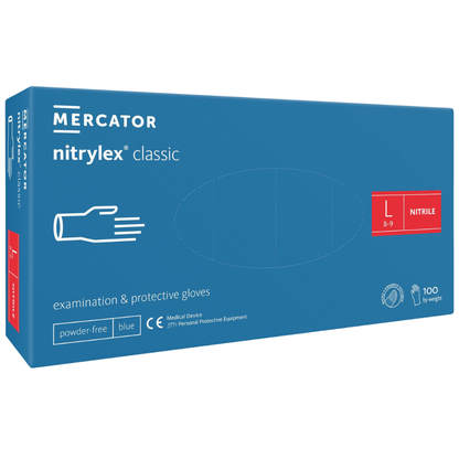 Mercator nitrylex classic blue Nitrilhandschuhe