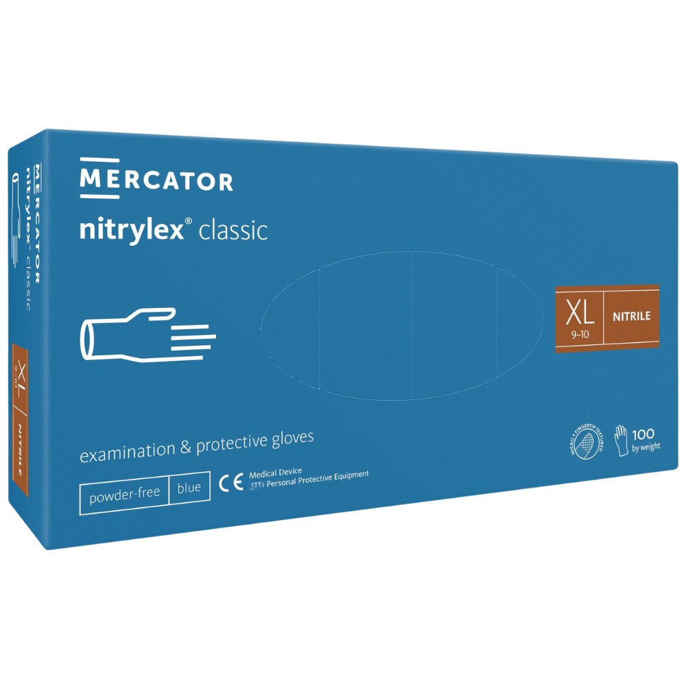 Mercator nitrylex classic blue Nitrilhandschuhe
