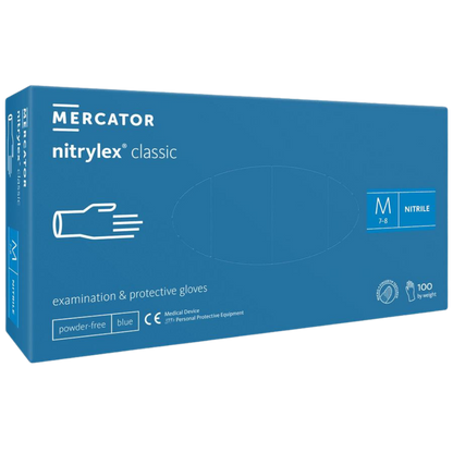 Mercator nitrylex classic blue Nitrilhandschuhe, 100er-Box, Größe M | armedion