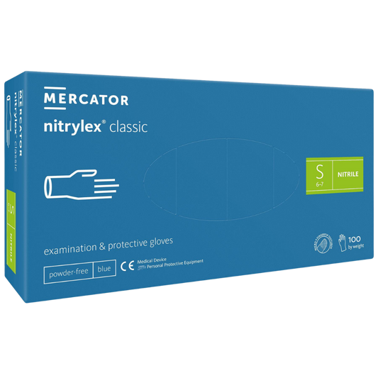 Mercator nitrylex classic blue Nitrilhandschuhe, 100er-Box, Größe S | armedion