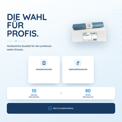 Sobsy LDPE-Regenerat Müllsäcke
